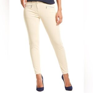 J. McLaughlin Cream Skinny Jeans